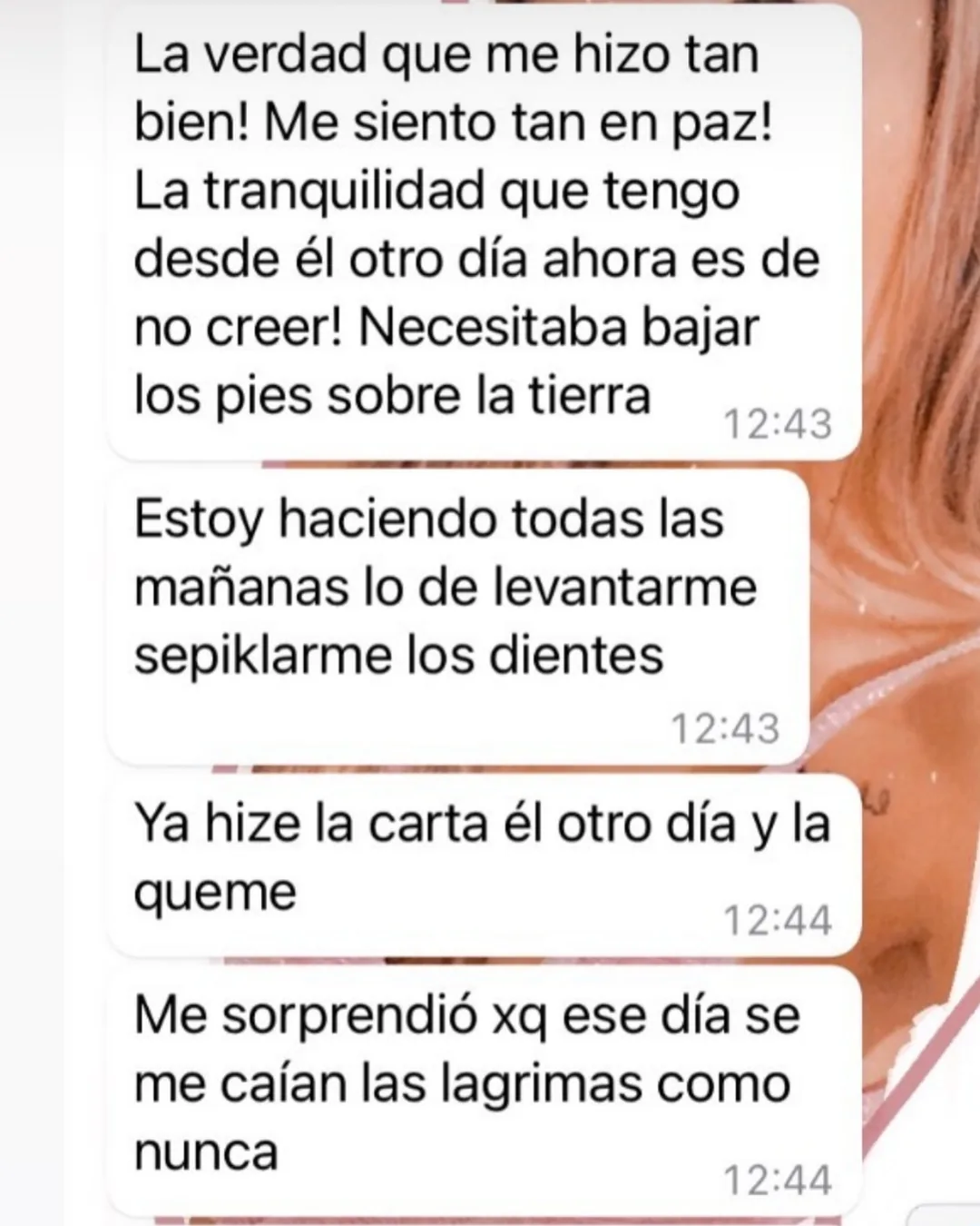 Testimonio Sesión Personalizada